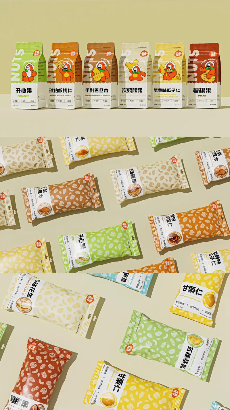 原栗猩球坚果包装设计案例分享 森度品牌原创设计的创新之路